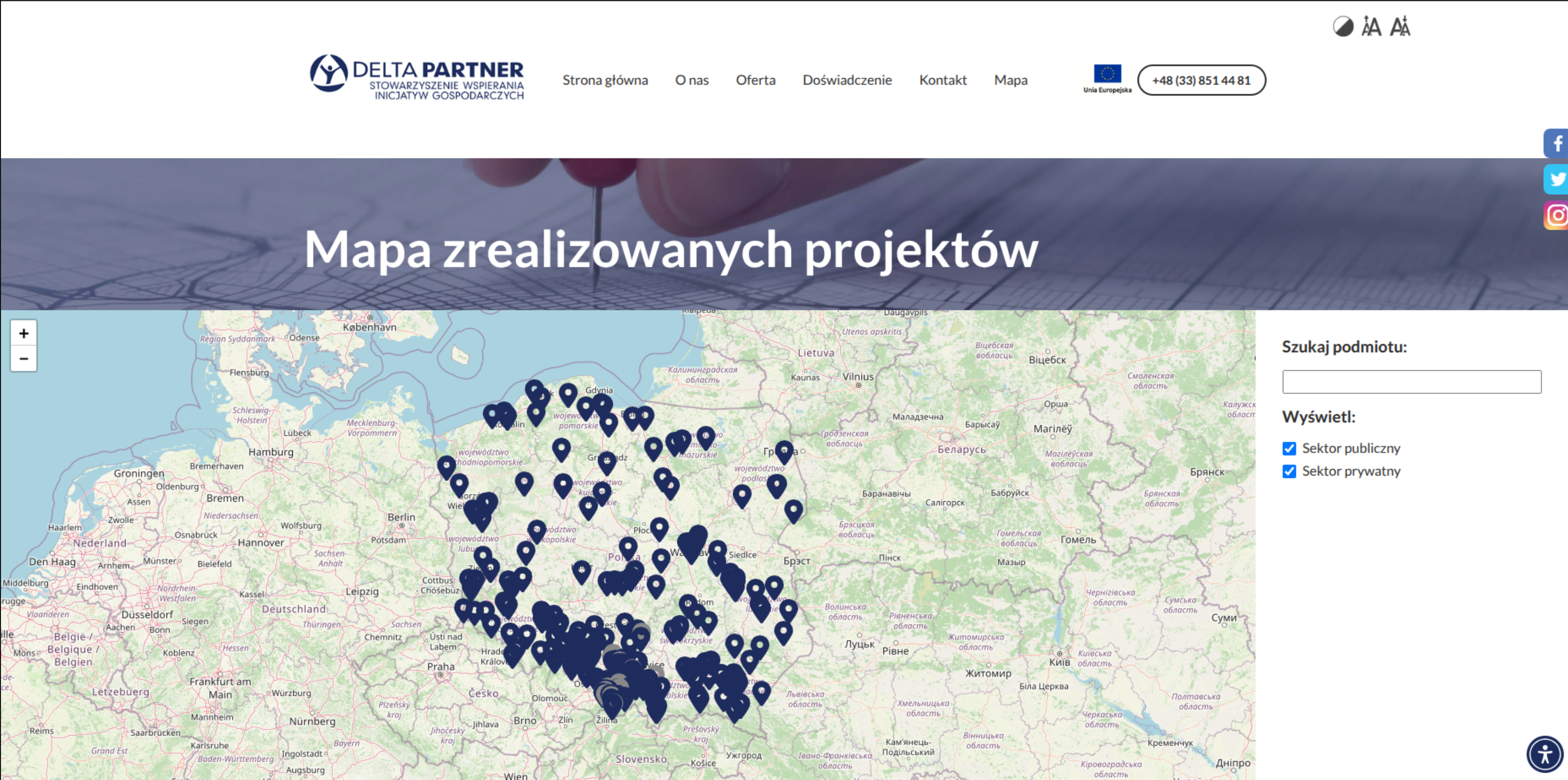 Delta Partner - Strona dla firmy doradczej